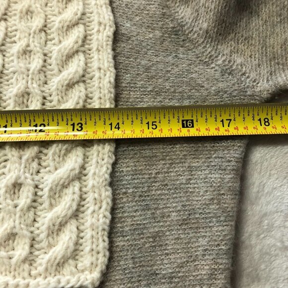 TORY Burch Gretchen Mixed Wool Blend Knitted Turtleneck Sweater Size Small - Picture 9 of 13